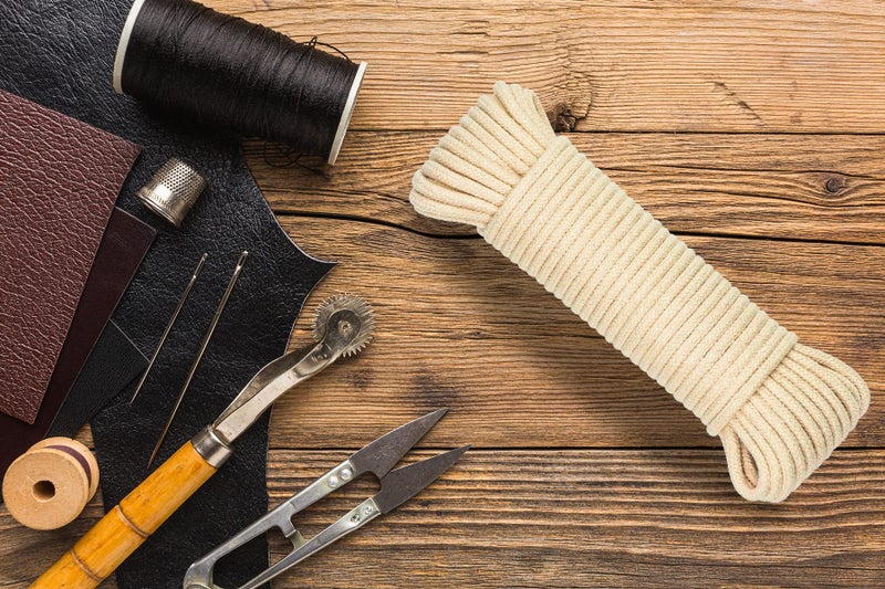 SteadMax 100ft Natural Cotton 3/16 Inch Rope, General-Purpose Utility Cord, Clothesline Rope, Ideal for Tents, Hammocks, Halters, Harnesses, Awnings, Outdoors, Sports (2 Pack, 50ft Each) - Image 4